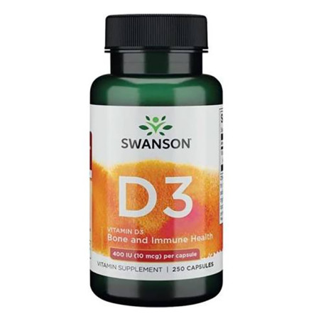 SWANSON VITAMIN D3 400IU-250kaps