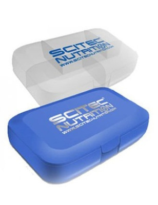 SCITEC PILLBOX Z LOGO NIEBIESKI