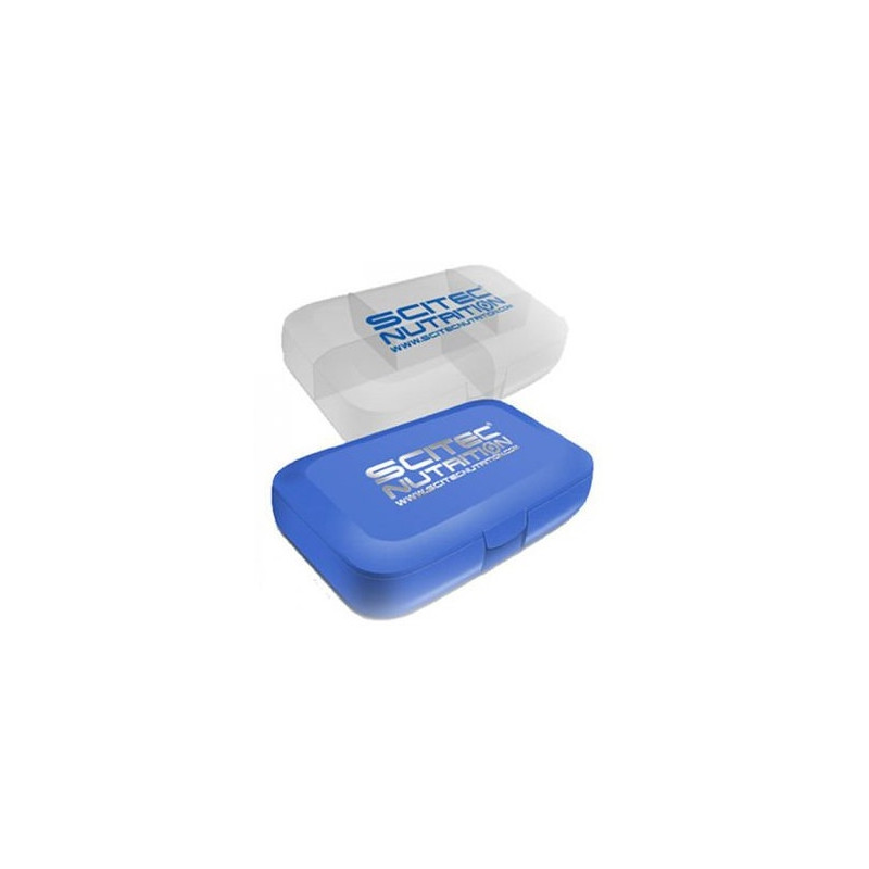 SCITEC PILLBOX Z LOGO NIEBIESKI