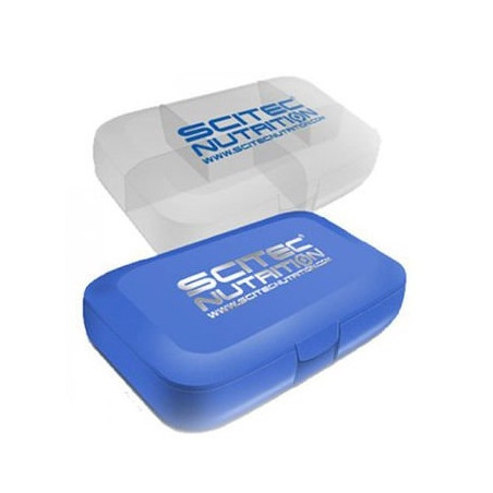 SCITEC PILLBOX Z LOGO NIEBIESKI