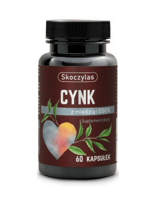 SKOCZYLAS CYNK MIEDŹ EKSTR Z ZIEL.HERBATY(EGCG)-60