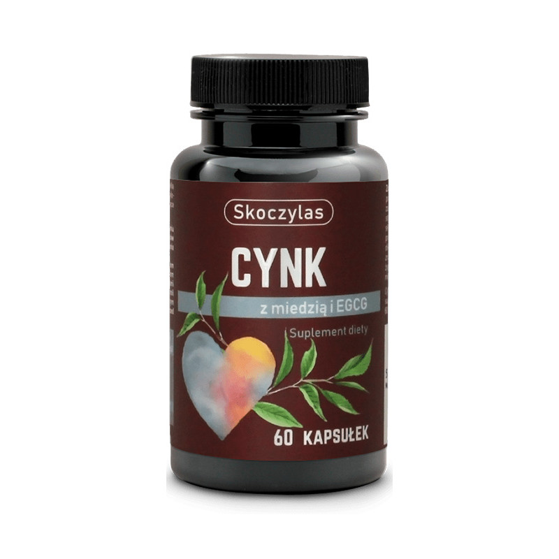 SKOCZYLAS CYNK MIEDŹ EKSTR Z ZIEL.HERBATY(EGCG)-60 SKOCZYLAS CYNK MIEDŹ EKSTR Z ZIEL.HERBATY(EGCG)-60