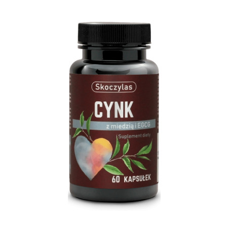 SKOCZYLAS CYNK MIEDŹ EKSTR Z ZIEL.HERBATY(EGCG)-60