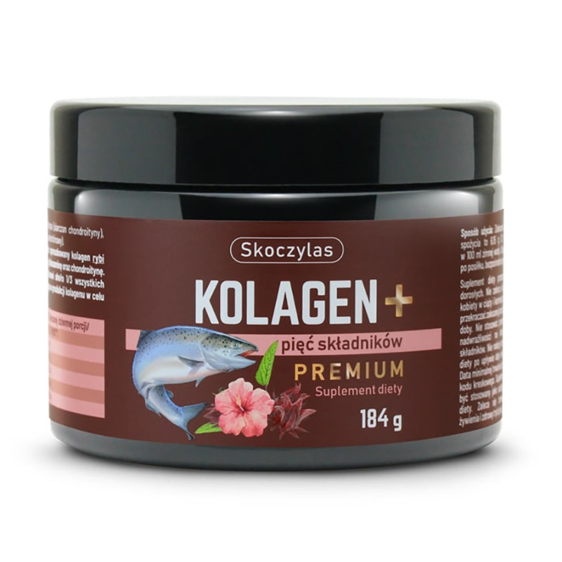 SKOCZYLAS KOLAGEN + PIEĆ SKLADNIKOW PREMIUM 184 g