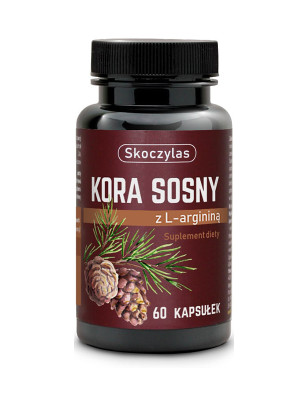 SKOCZYLAS KORA SOSNY Z ARGININĄ 60kaps