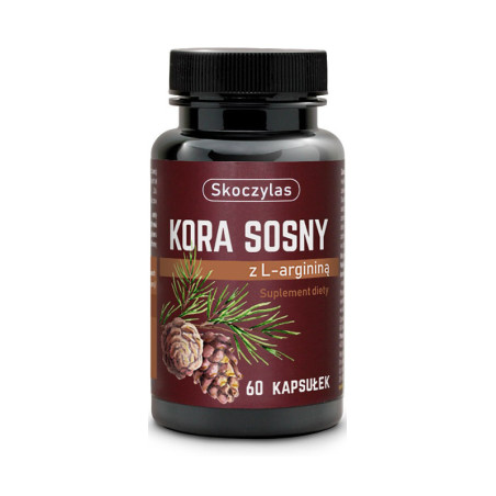 SKOCZYLAS KORA SOSNY Z ARGININĄ 60kaps