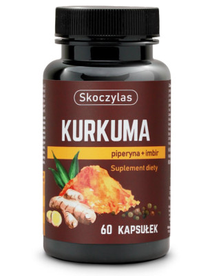SKOCZYLAS KURKUMA,PIPERYNA,IMBIR,RESWER,KW- 60kaps