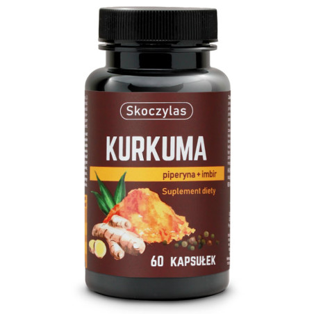 SKOCZYLAS KURKUMA,PIPERYNA,IMBIR,RESWER,KW- 60kaps