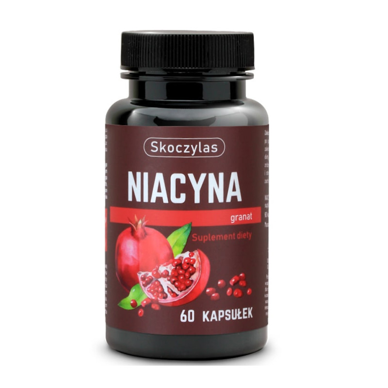 SKOCZYLAS NIACYNA Z GRANATEM 60 kaps SKOCZYLAS NIACYNA Z GRANATEM 60 kaps