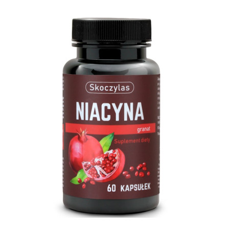 SKOCZYLAS NIACYNA Z GRANATEM 60 kaps