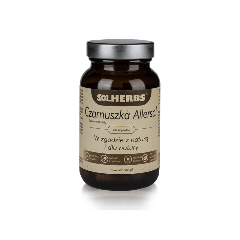 SOLHERBS CZARNUSZKA ALLERSOL 60kaps SOLHERBS CZARNUSZKA ALLERSOL 60kaps