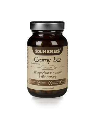 SOLHERBS CZARNY BEZ 60kaps