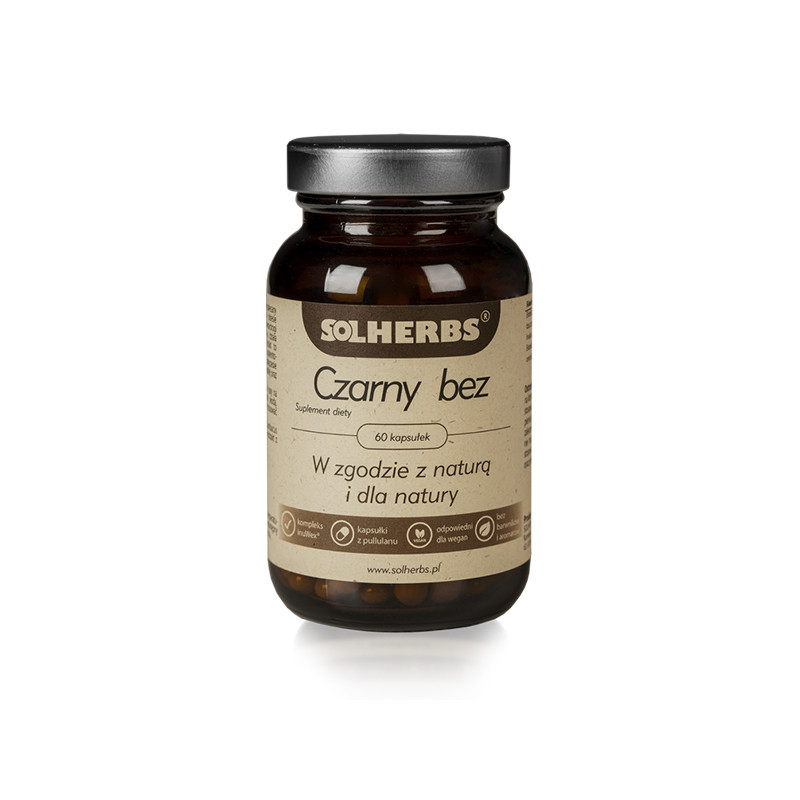 SOLHERBS CZARNY BEZ 60kaps SOLHERBS CZARNY BEZ 60kaps