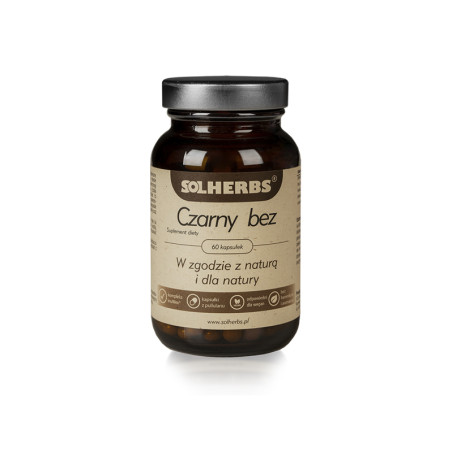 SOLHERBS CZARNY BEZ 60kaps