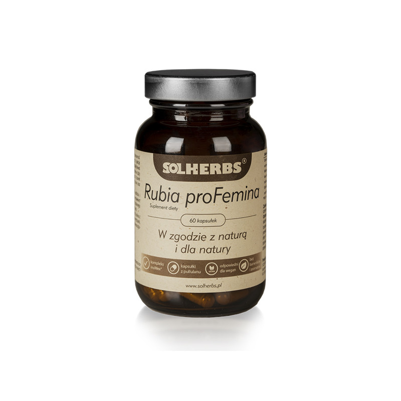 SOLHERBS RUBIA proFEMINA 60kaps SOLHERBS RUBIA proFEMINA 60kaps