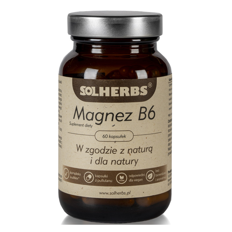 SOLHERBS WITAMINA B6 60kaps