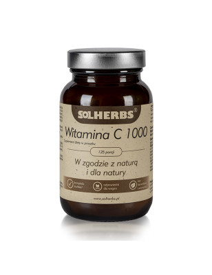 SOLHERBS WITAMINA C1000 proszek 125 porcji