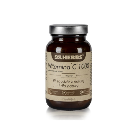 SOLHERBS WITAMINA C1000 proszek 125 porcji
