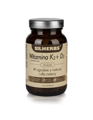 SOLHERBS WITAMINA K2+D3 60kaps