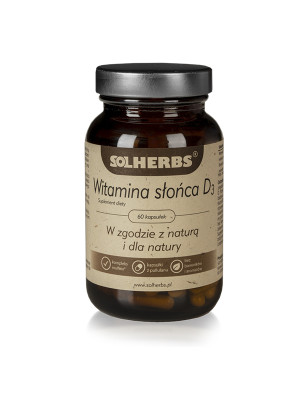 SOLHERBS WITAMINA SŁOŃCA D3 60kaps