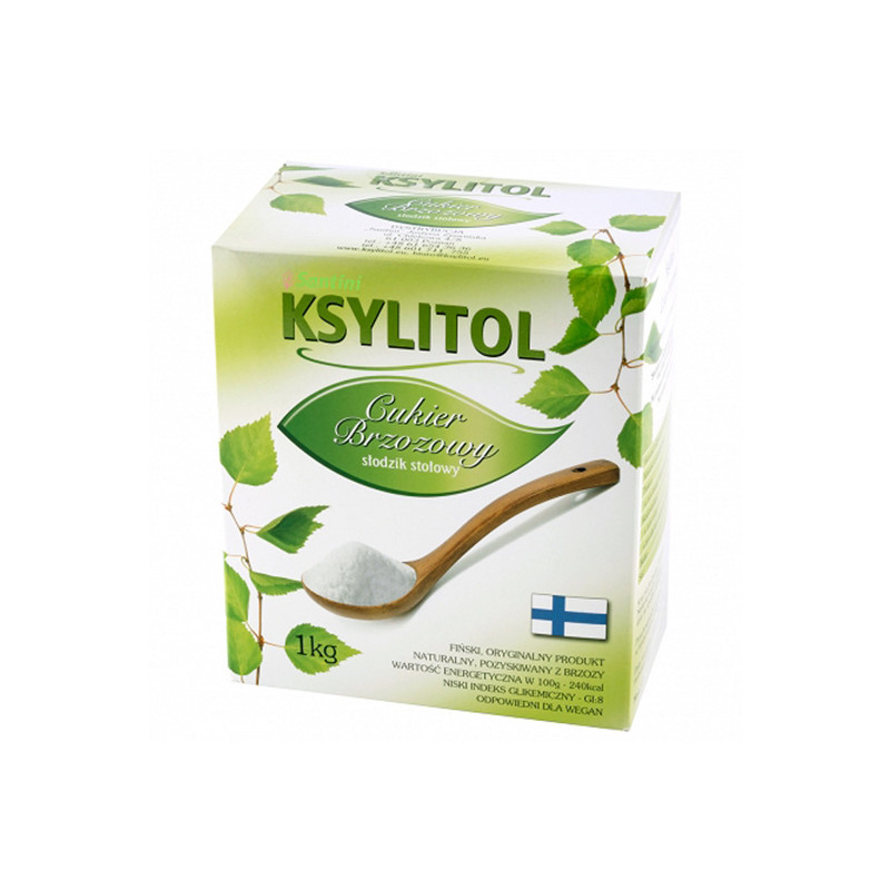 SANTINI KSYLITOL KRYSTALICZNY 1kg kartonik SANTINI KSYLITOL KRYSTALICZNY 1kg kartonik