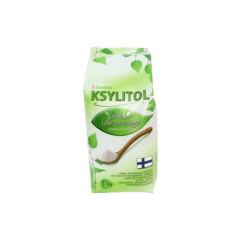 SANTINI KSYLITOL KRYSTALICZNY 1kg torebka SANTINI KSYLITOL KRYSTALICZNY 1kg torebka