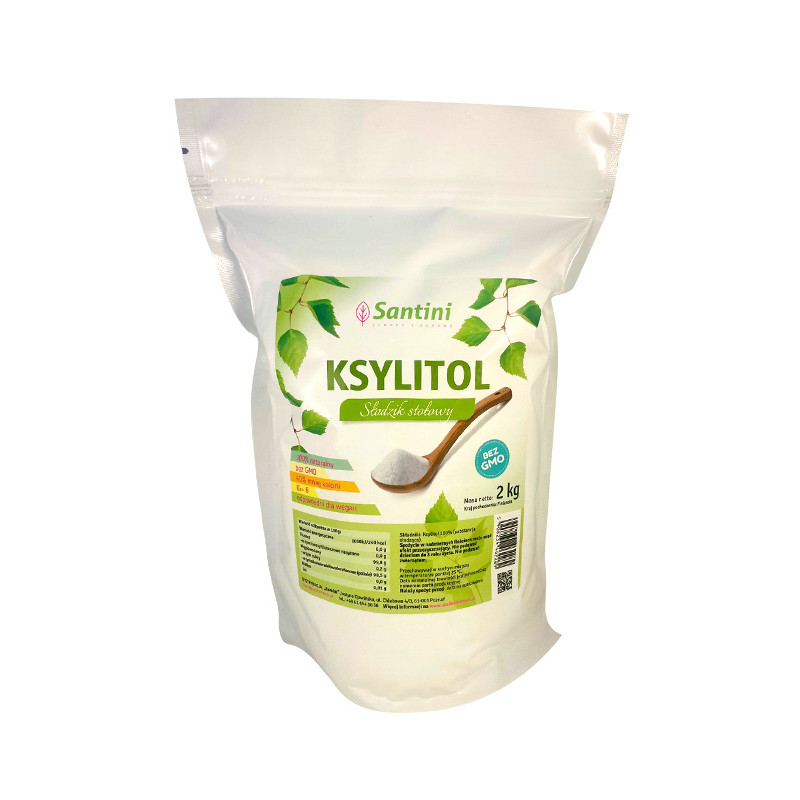 SANTINI KSYLITOL KRYSTALICZNY 2kg torebka SANTINI KSYLITOL KRYSTALICZNY 2kg torebka