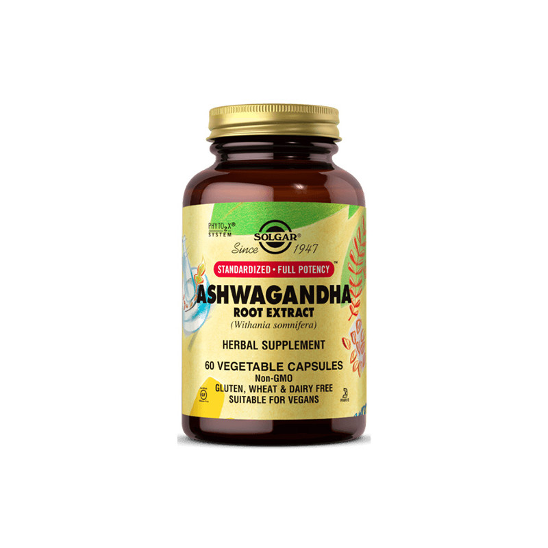SOLGAR ASHWAGANDHA ROOT EX. 400mg - 60kaps SOLGAR ASHWAGANDHA ROOT EX. 400mg - 60kaps