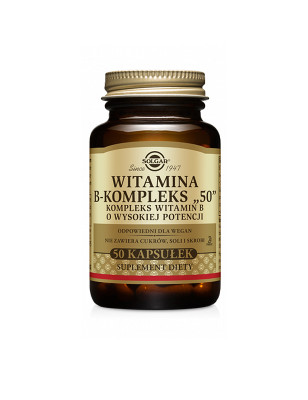SOLGAR B-COMPLEX 50 - 50kaps