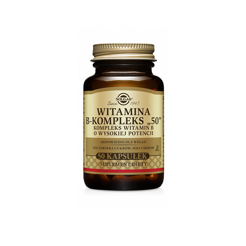 SOLGAR B-COMPLEX 50 - 50kaps SOLGAR B-COMPLEX 50 - 50kaps
