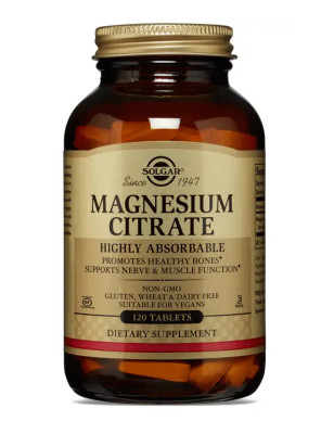 SOLGAR MAGNESIUM CITRATE 200mg - 120tabl