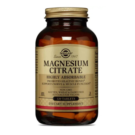 SOLGAR MAGNESIUM CITRATE 200mg - 120tabl