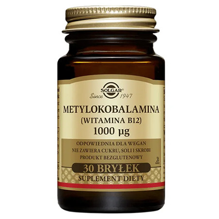 SOLGAR METYLOKOBALAMINA B12 1000mcg - 30 tabl