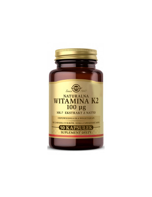 SOLGAR NATURAL VITAMIN K2 MK-7 100mcg - 50kaps