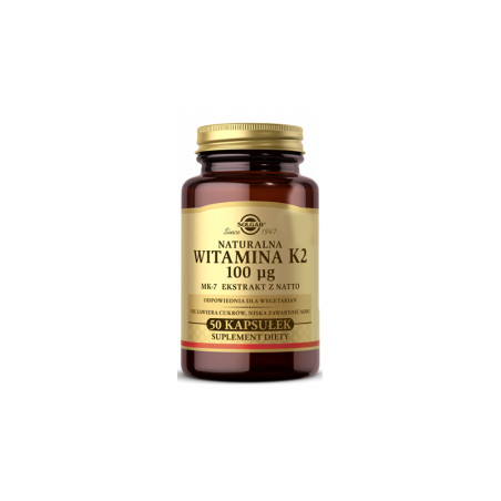 SOLGAR NATURAL VITAMIN K2 MK-7 100mcg - 50kaps