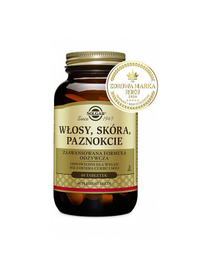 SOLGAR SKIN NAILS & HAIR Advanced MSM Formula-60ta
