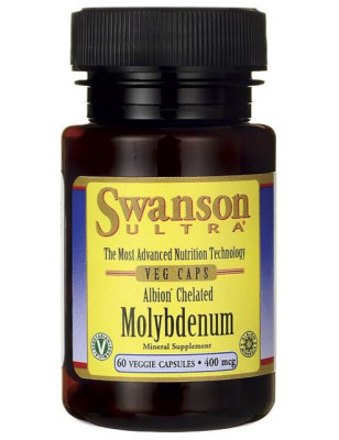 SWANSON ALBION CHELATED MOLYBDENUM 400mcg - 60kaps