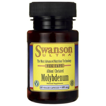 SWANSON ALBION CHELATED MOLYBDENUM 400mcg - 60kaps