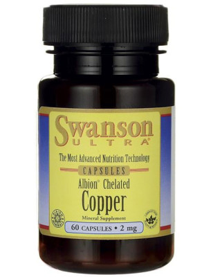 SWANSON ALBION CHELATED COPPER 2mg - 60kaps
