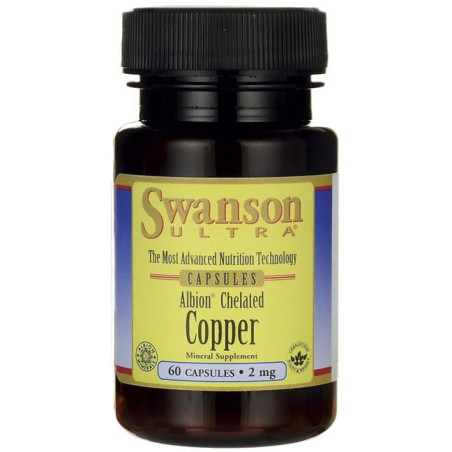 SWANSON ALBION CHELATED COPPER 2mg - 60kaps