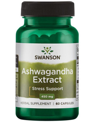 SWANSON ASHWAGANDHA EXTRACT 450mg 60 kaps