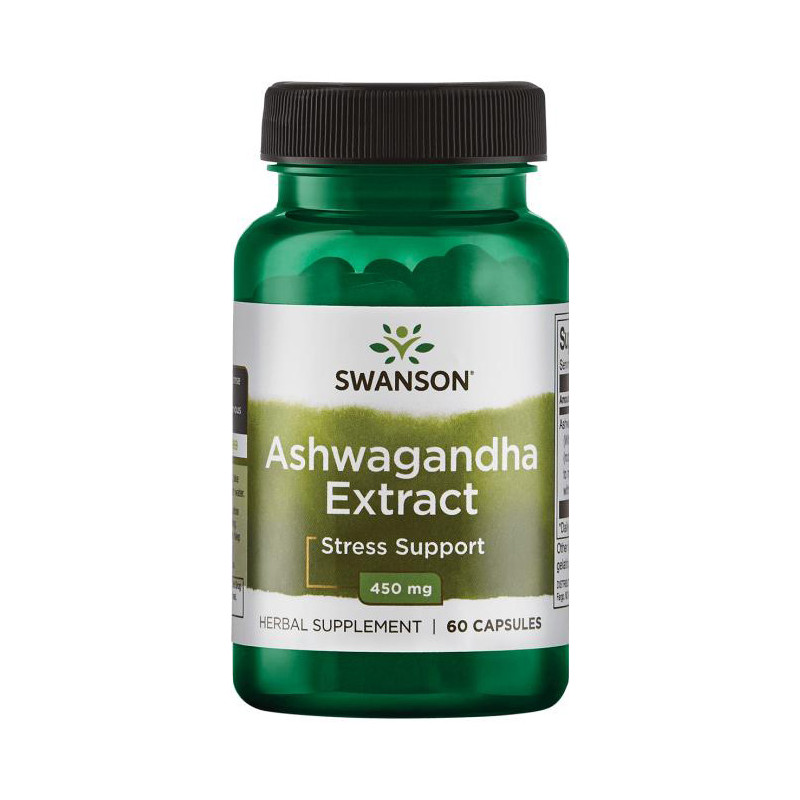 SWANSON ASHWAGANDHA EXTRACT 450mg 60 kaps SWANSON ASHWAGANDHA EXTRACT 450mg 60 kaps