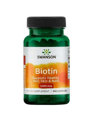 SWANSON BIOTIN 5000mcg - 100kaps