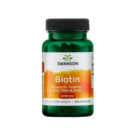 SWANSON BIOTIN 5000mcg - 100kaps