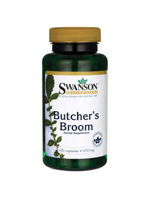 SWANSON BUTCHER'S BROOM 470mg - 100kaps