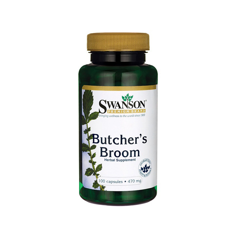SWANSON BUTCHER'S BROOM 470mg - 100kaps SWANSON BUTCHER'S BROOM 470mg - 100kaps