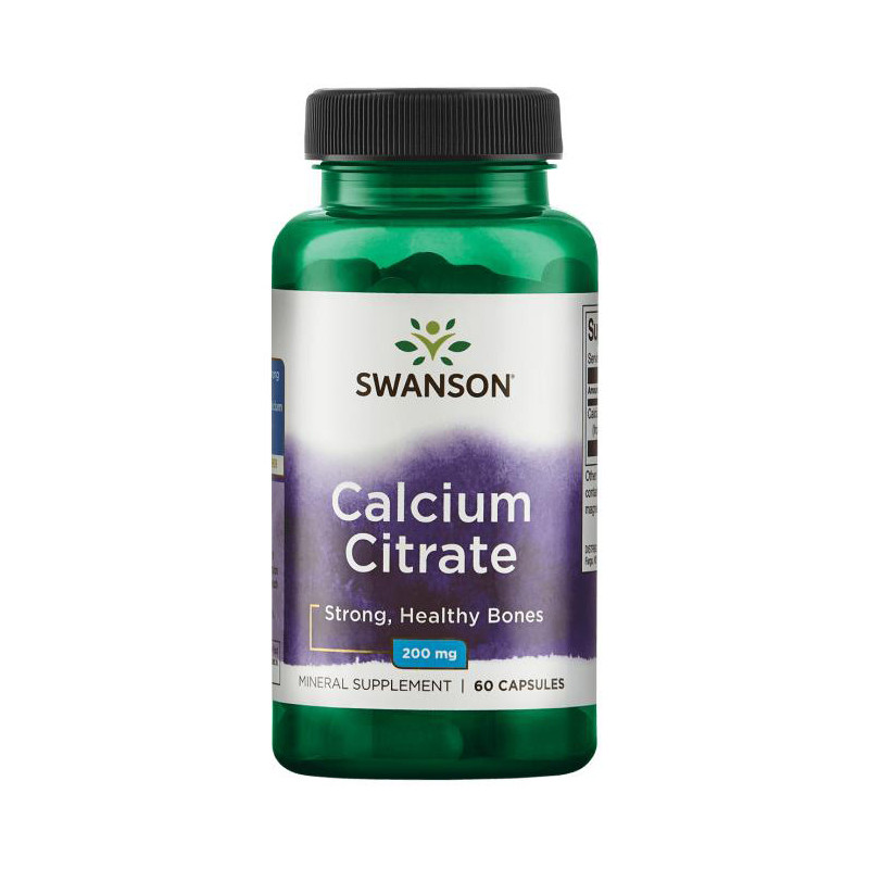SWANSON CALCIUM CITRATE 60 kaps SWANSON CALCIUM CITRATE 60 kaps
