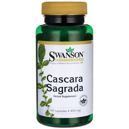 SWANSON CASCARA SAGRADA 450mg-100 kaps 