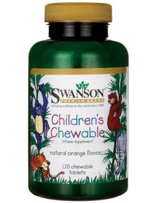 SWANSON CHILDREN'S CHEWABLE MULTIVITAMIN 120 tabl