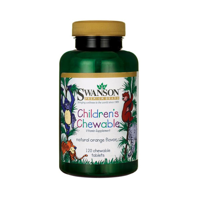 SWANSON CHILDREN'S CHEWABLE MULTIVITAMIN 120 tabl SWANSON CHILDREN'S CHEWABLE MULTIVITAMIN 120 tabl